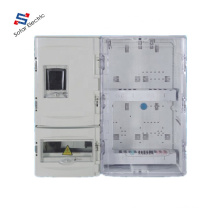 Wenzhou factory outdoor electricity meter box for 4 single phase electricity meters, with main switch box